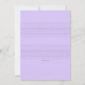 Alpaca Birthday Party Invitation Kaart (Achterkant)