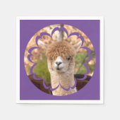 Alpaca Birthday Servetten (Voorkant)