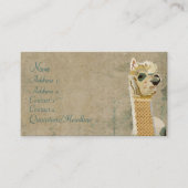  Alpaca Blue Visitekaartje (Voorkant)