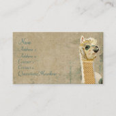 Alpaca Blue Visitekaartje (Voorkant)