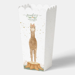 Alpaca boerderij baby shower bedankdoosjes