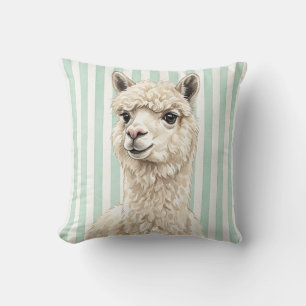 Alpaca Boerderij Dier Kussenhoes Kussen