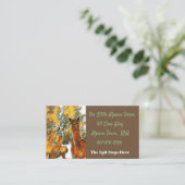 Alpaca Boerderij Visitekaartje (Staand voorkant)