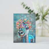 Alpaca - Bossy Betty 2r briefkaart (Staand voorkant)