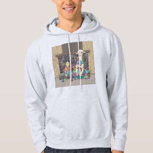 Alpaca breien hoodie (Voorkant)