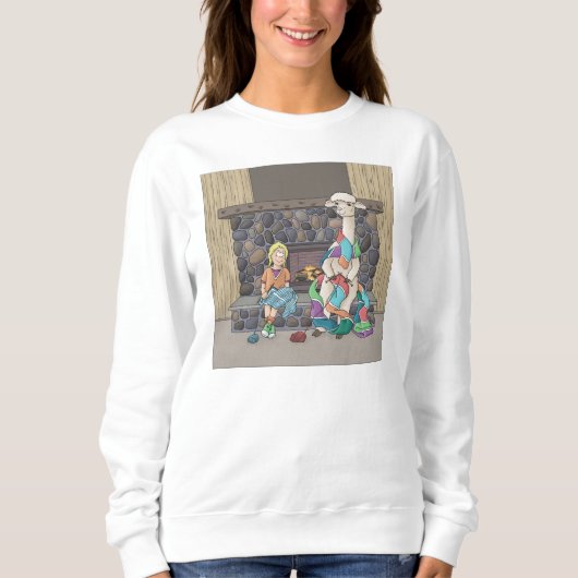 Alpaca breien trui (Voorkant)