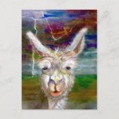 Alpaca - briefkaart oom Glen (Voorkant)