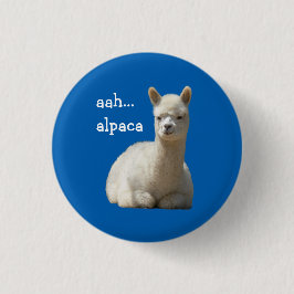 Alpaca Button aah alpaca