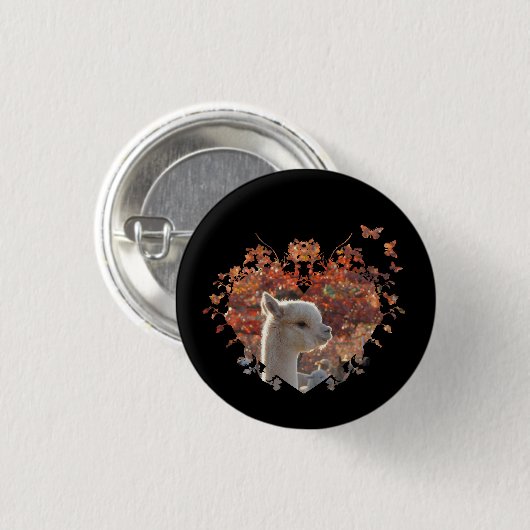Alpaca-Buttonnen Ronde Button 3,2 Cm (Voorkant /achterkant)