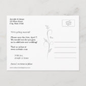 Alpaca Country Save the Date Briefkaarten (Achterkant)