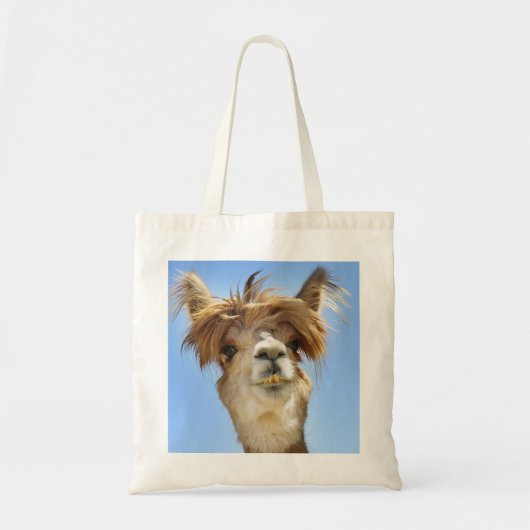 Alpaca - Crazy Hair Day Tote Bag (Voorkant)