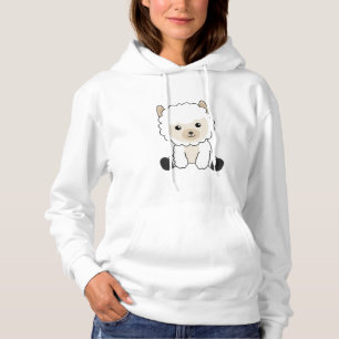 Alpaca Cute Animals voor kinderen Funny Alpacas Hoodie