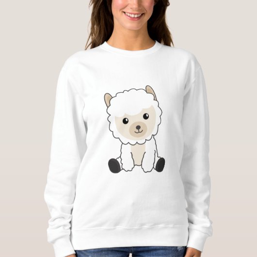 Alpaca Cute Animals voor kinderen Funny Alpacas Trui (Voorkant)