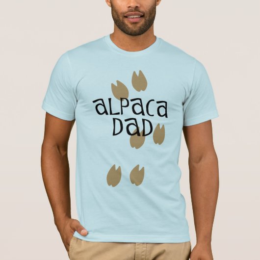 Alpaca Dad T-shirt (Voorkant)