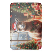 Alpaca de Cadeaus: een kerstverhaal Badmat (Voorkant Verticaal)