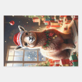 Alpaca de Cadeaus: een kerstverhaal Inpakpapier Vel (Voorkant 3)