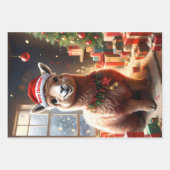 Alpaca de Cadeaus: een kerstverhaal Inpakpapier Vel (Voorkant 2)