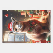 Alpaca de Cadeaus: een kerstverhaal Inpakpapier Vel (Voorkant)