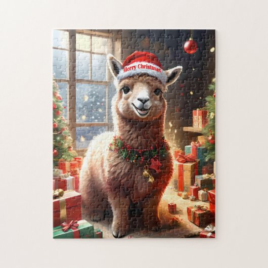 Alpaca de Cadeaus: een kerstverhaal Legpuzzel (Verticaal)