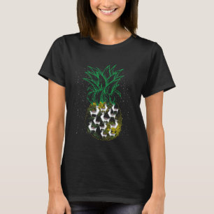 Alpaca Dierentuin Dierenliefhebber Lama Ananas T-shirt