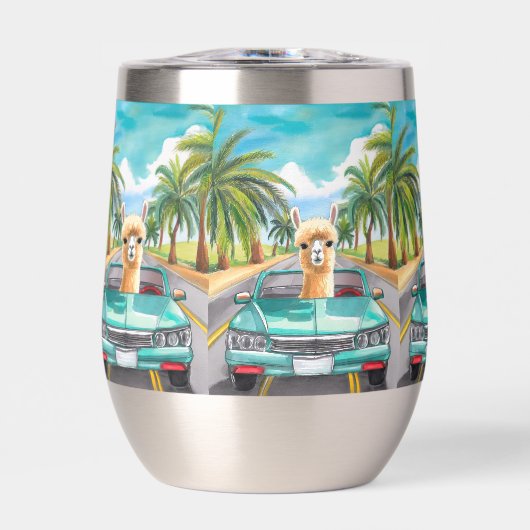 Alpaca Driving (Voorkant)