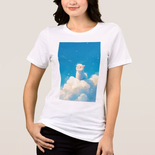 Alpaca Droomland Tri-Blend Shirt (Voorkant)