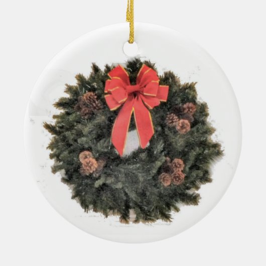 Alpaca Duo Keramisch Ornament (Achterkant)