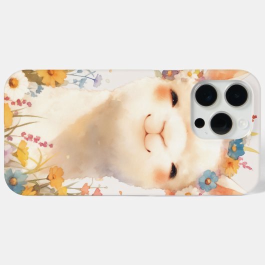 Alpaca, een weide van vreugde Case-Mate iPhone case (Achterkant (horizontaal))
