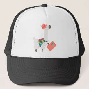 Alpaca en Suitcase Trucker Pet