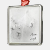 Alpaca-Engelen Wit Alpaca's Ornament (Links)