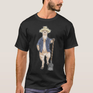 Alpaca Farmer Shovel T-shirt