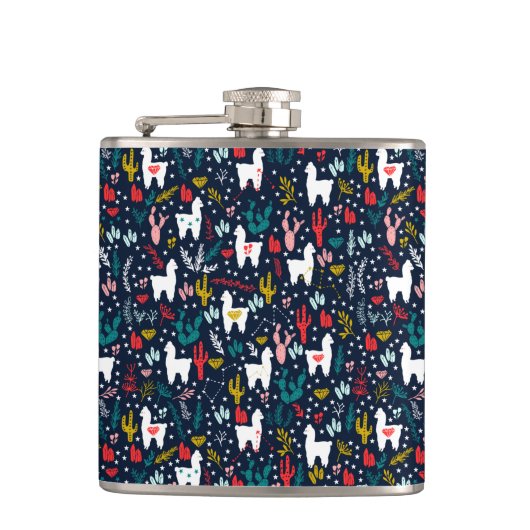 Alpaca Flask Heupfles (Voorkant)