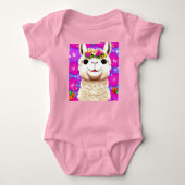 Alpaca Flowers Romper (Voorkant)