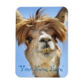 Alpaca Fotomagneet "Eigen naam zetten" Magneet (Verticaal)