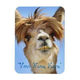 Alpaca Fotomagneet "Eigen naam zetten" Magneet