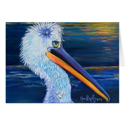 Alpaca Friend - Petunia-briefkaart (Voorkant Horizontaal)