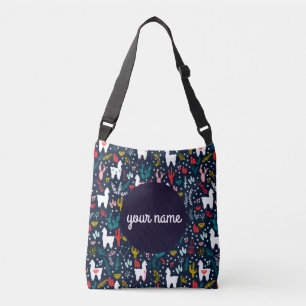 Alpaca gepersonaliseerde Canvas tas