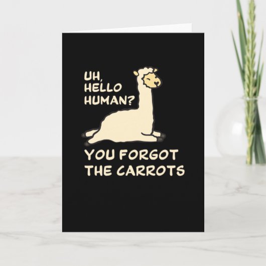 Alpaca Gezegde Kaart (Voorkant)