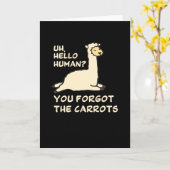 Alpaca Gezegde Kaart (Gele Bloem)