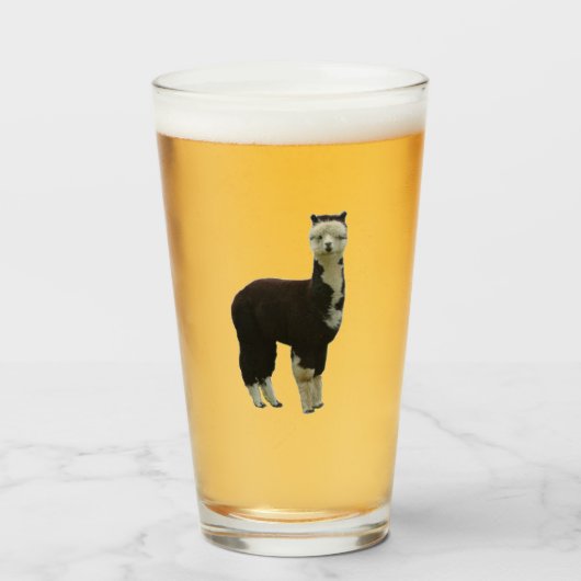 Alpaca Glas (Voorkant gevuld)