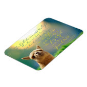 Alpaca Gold Blauwgroen Bijbelvers Fotomagneet Magneet (Linkerzijde)