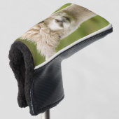 ALPACA GRAPPIG GOLFHOOFD PUTTER HOESJE GOLFHEADCOVER (3/4 voorkant)