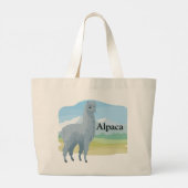 Alpaca Grote Tote Bag (Achterkant)