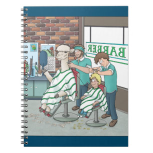 Alpaca haarstijl notitieboek