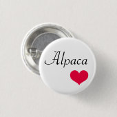 Alpaca-hart Ronde Button 3,2 Cm (Voorkant /achterkant)