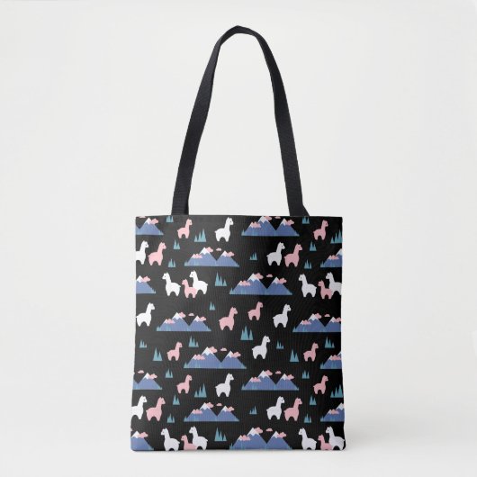 Alpaca Heaven Place Tote Bag (Voorkant)
