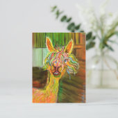 Alpaca - Hilda briefkaart (Staand voorkant)