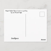 Alpaca - Hilda briefkaart (Achterkant)