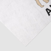 Alpaca Ik wil wat ruimte Grappige Alpaca Tissuepapier (Detail)