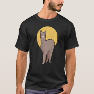 Alpaca Illustration Guanaco Llama Vicuna Breeder A T-shirt